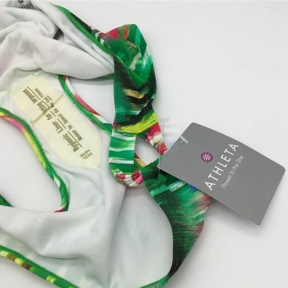 NWT Athleta Wailea Loop Bikini bottom XL - Rasta colors: vacation vibes - Picture 5 of 7